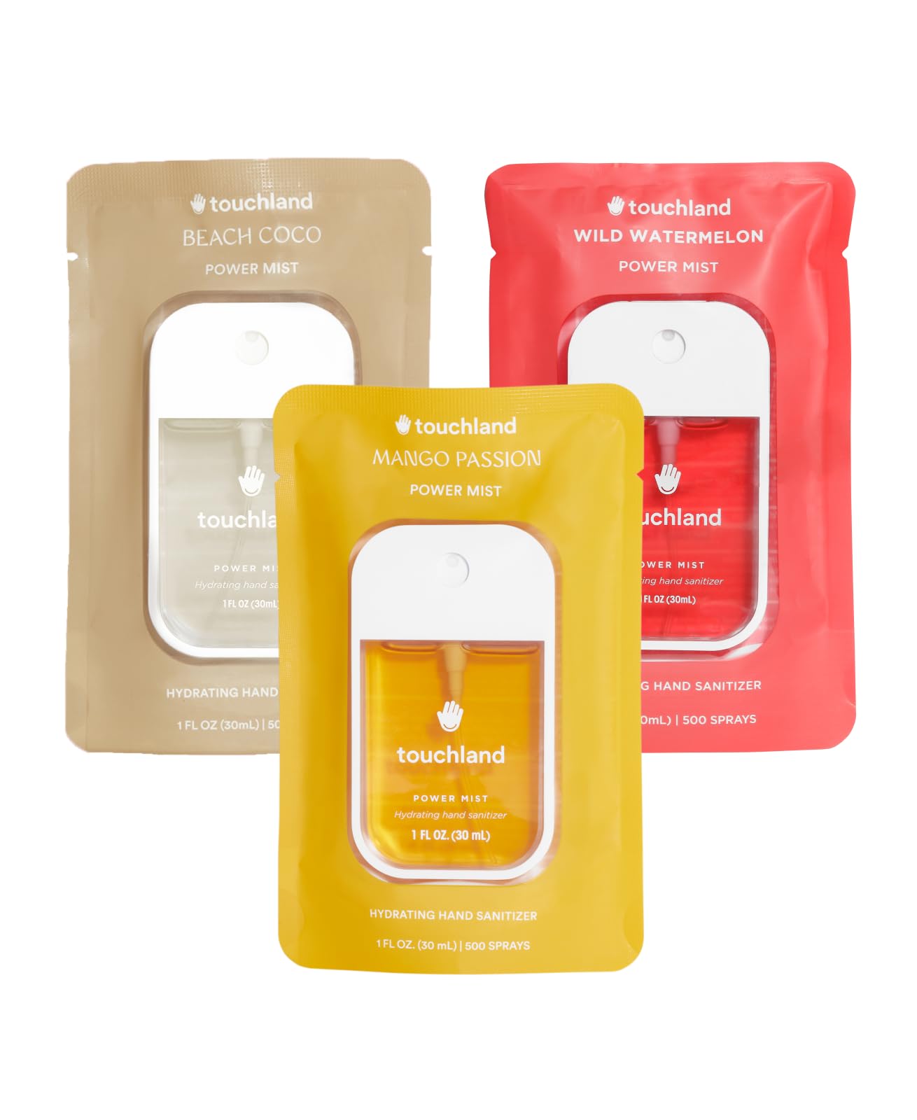 Foto 2 pulgar | Spray Desinfectante Para Manos Touchland Power Mist Tropical 30 Ml X3 - Venta Internacional.