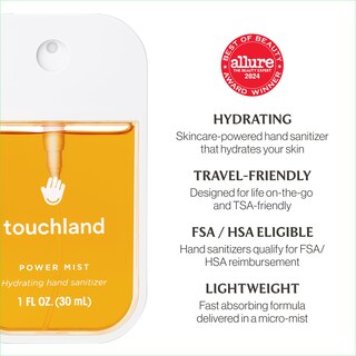 Foto 6 | Spray Desinfectante Para Manos Touchland Power Mist Tropical 30 Ml X3 - Venta Internacional.