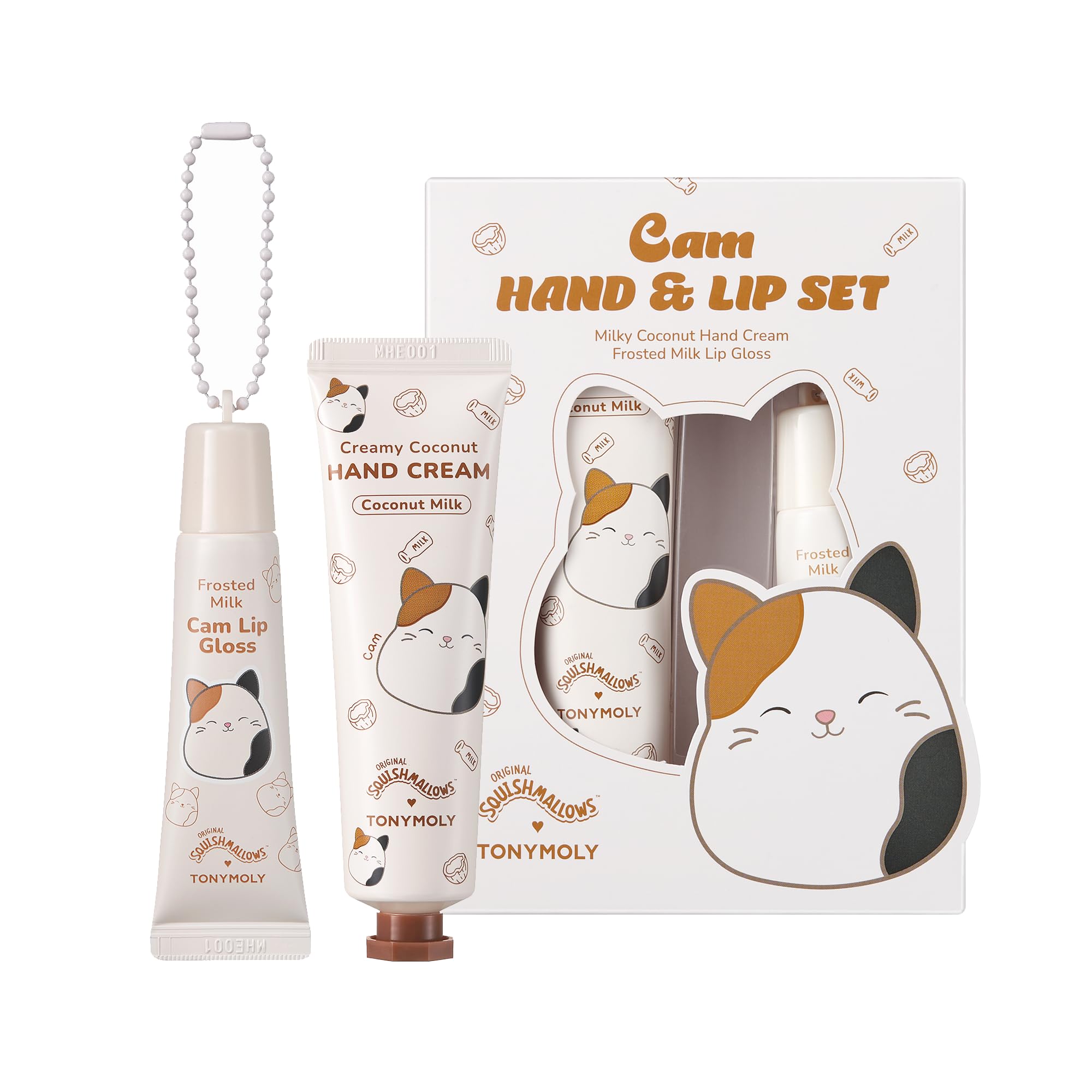 Foto 2 pulgar | Set De Crema De Manos Y Brillo Labial Tonymoly X Squishmallows Cam - Venta Internacional.