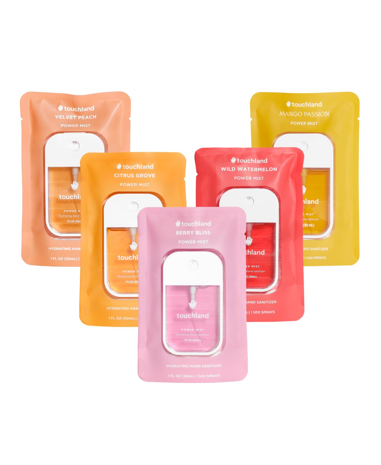 Foto 2 pulgar | Spray Desinfectante Para Manos Touchland Power Mist Juicy 30 Ml X5 - Venta Internacional.