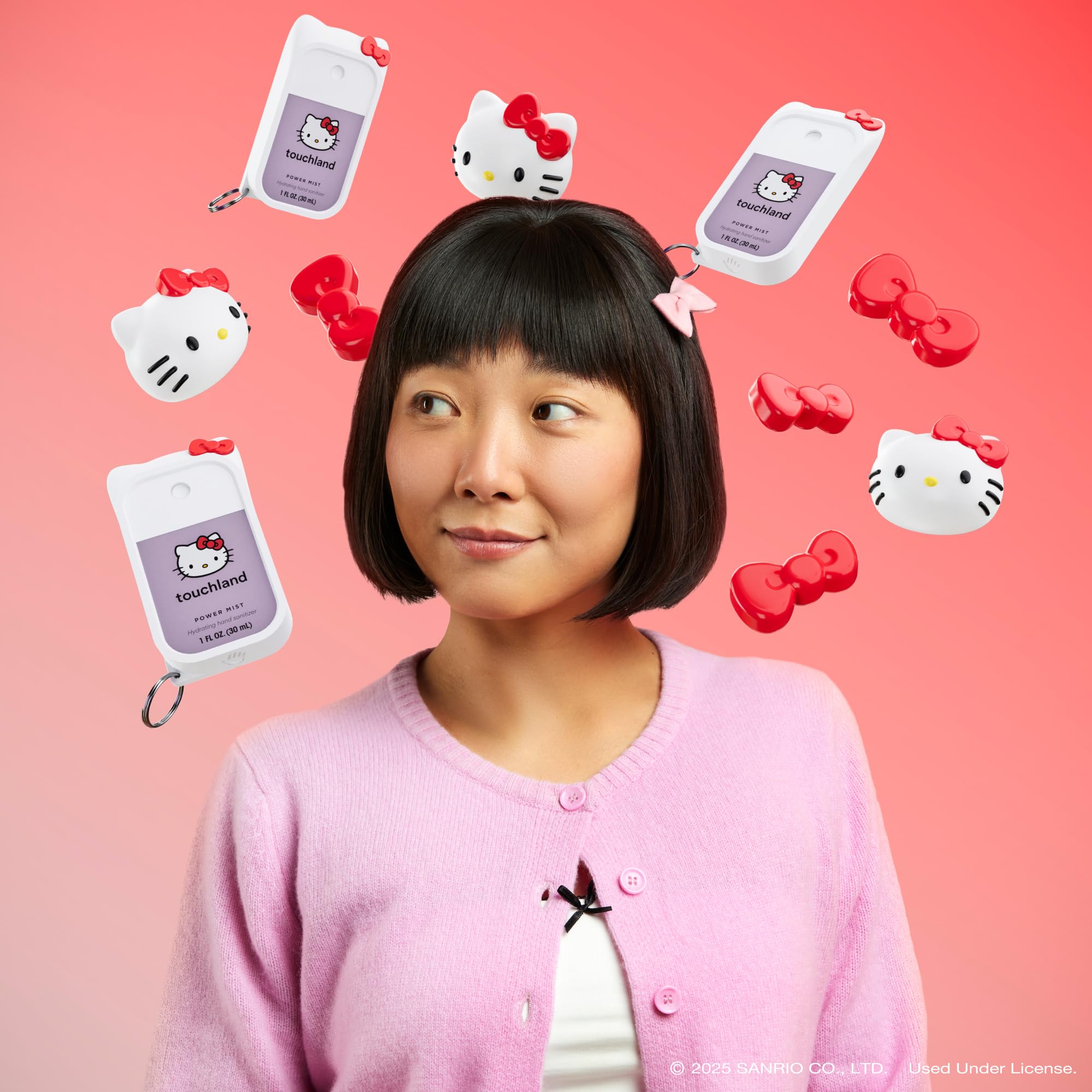 Foto 6 pulgar | Desinfectante De Manos Touchland X Hello Kitty  Berry Bliss Scent - Venta Internacional.