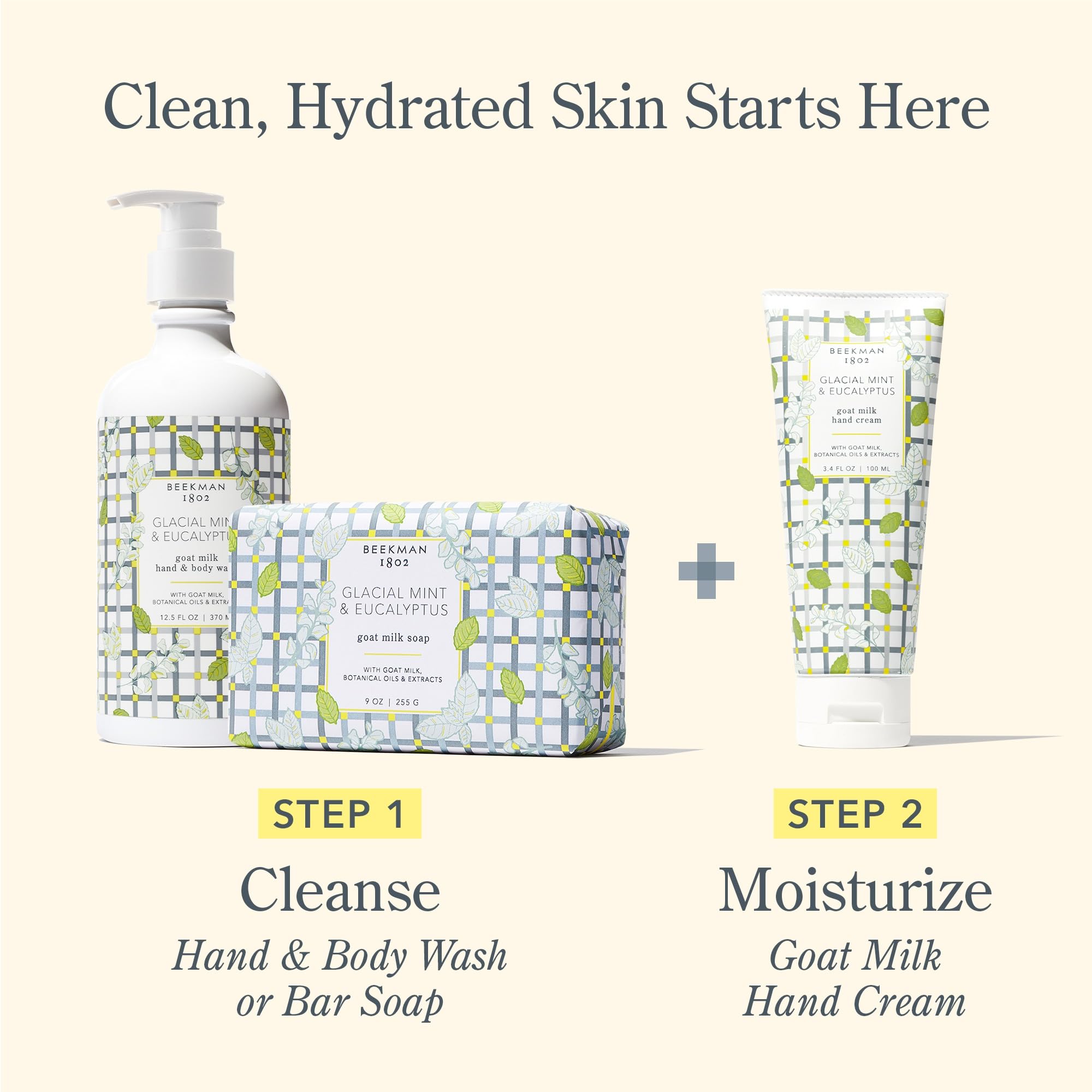 Foto 7 pulgar | Crema De Manos Beekman 1802 Glacial Mint & Eucalyptus 60 Ml - Venta Internacional.