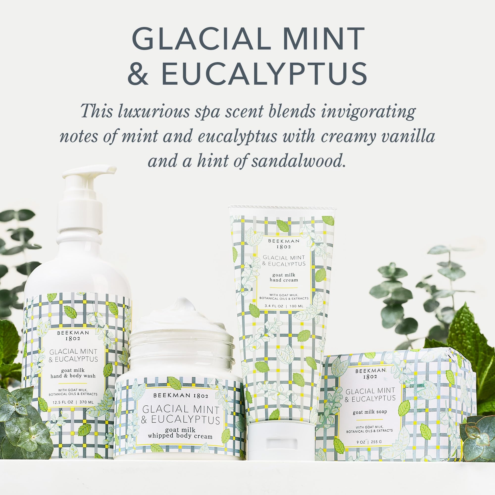 Foto 5 pulgar | Crema De Manos Beekman 1802 Glacial Mint & Eucalyptus 100ml - Venta Internacional.