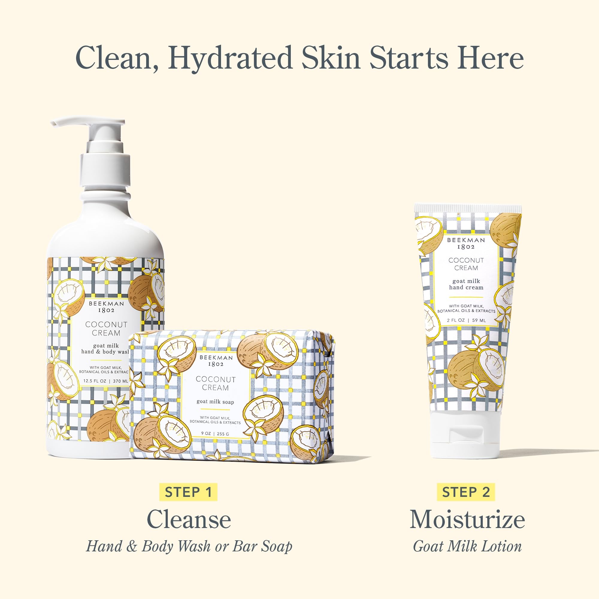 Foto 7 | Crema De Manos Beekman 1802 Crema De Coco 60 Ml Con Manteca De Karité - Venta Internacional.