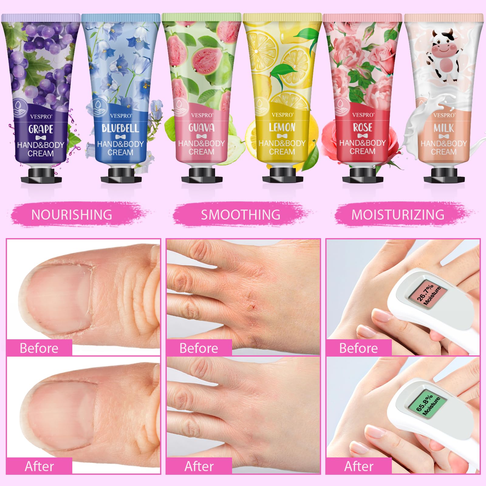 Foto 7 pulgar | Set De Crema De Manos Vespro 168 Pack Para Mujer Con 14 Fragancias - Venta Internacional.