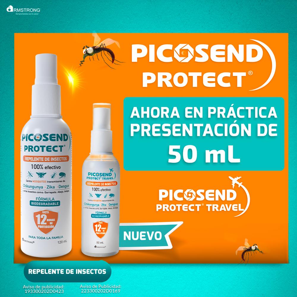 Foto 4 pulgar | Repelente de Insectos Picosend Protect Travel 50 ml