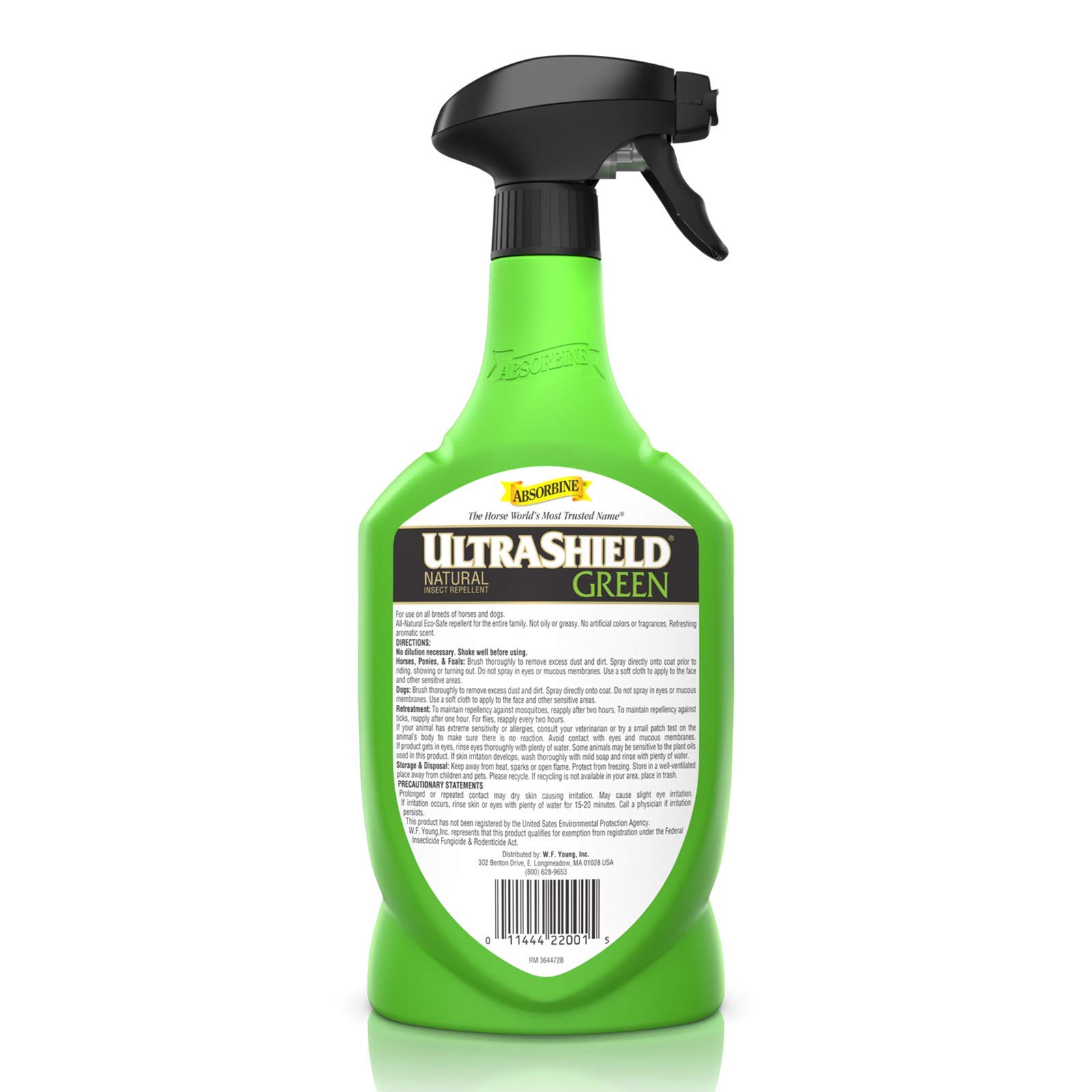 Foto 6 | Repelente De Insectos Absorbine Ultrashield Green Para Caballos Y Perros - Venta Internacional.