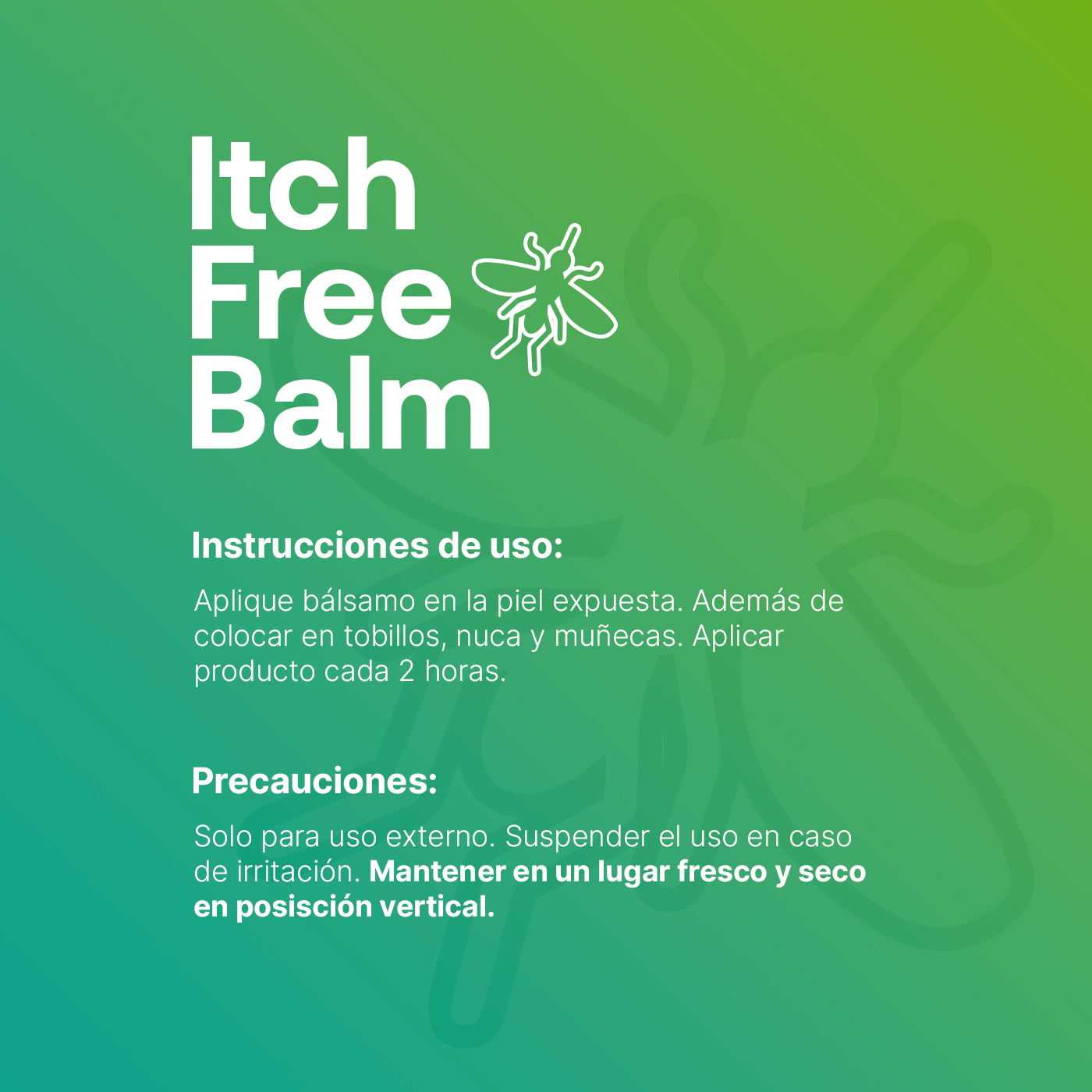 Foto 5 pulgar | Set De 2 Bálsamos Auxiliares Para Después De Picaduras Mosquitos E Insectos 113 G C/u. Itch Free Balm. B Life.