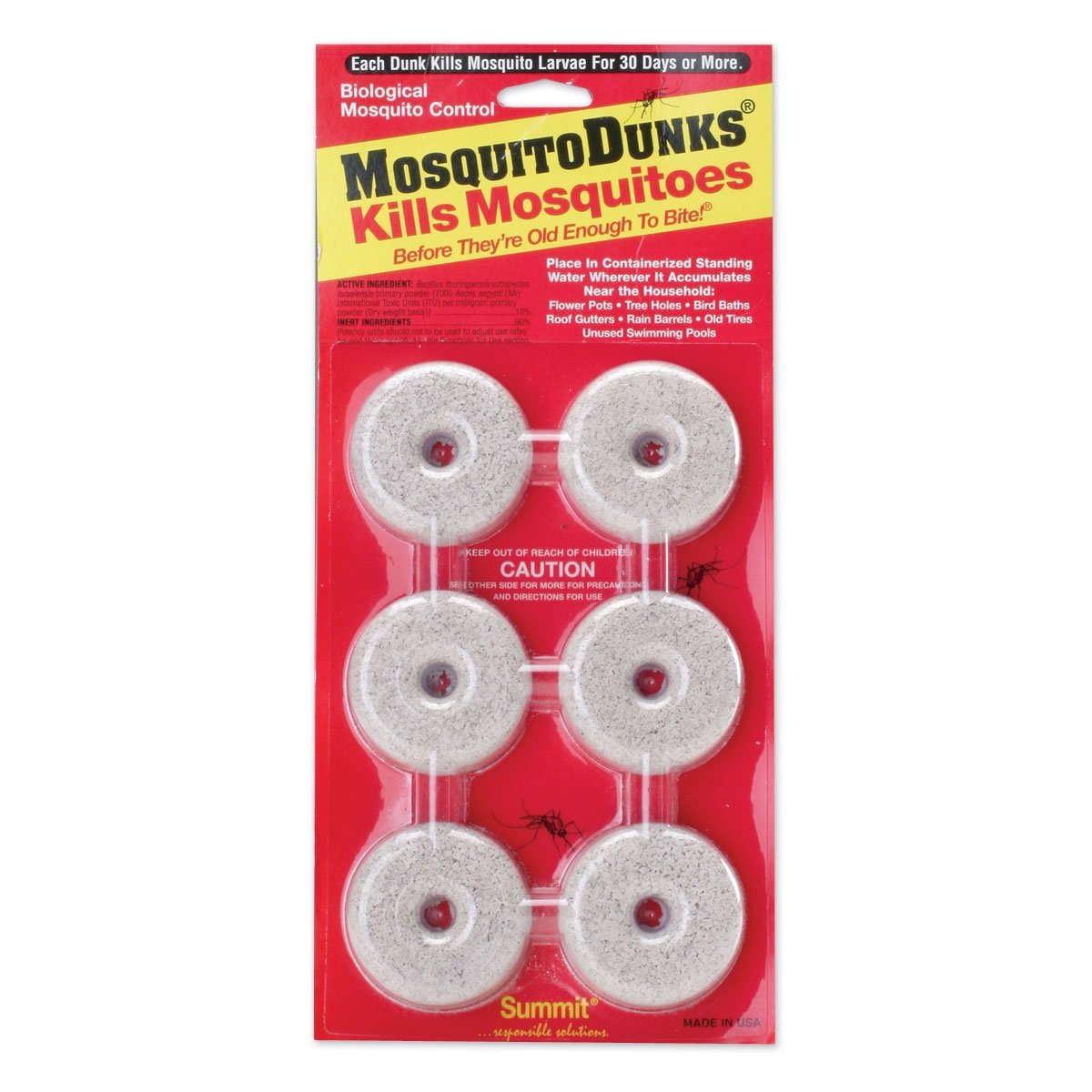 Foto 2 pulgar | Mosquito Dunks Summit Responsible Solutions 110-12, Paquete De 6 - Venta Internacional.