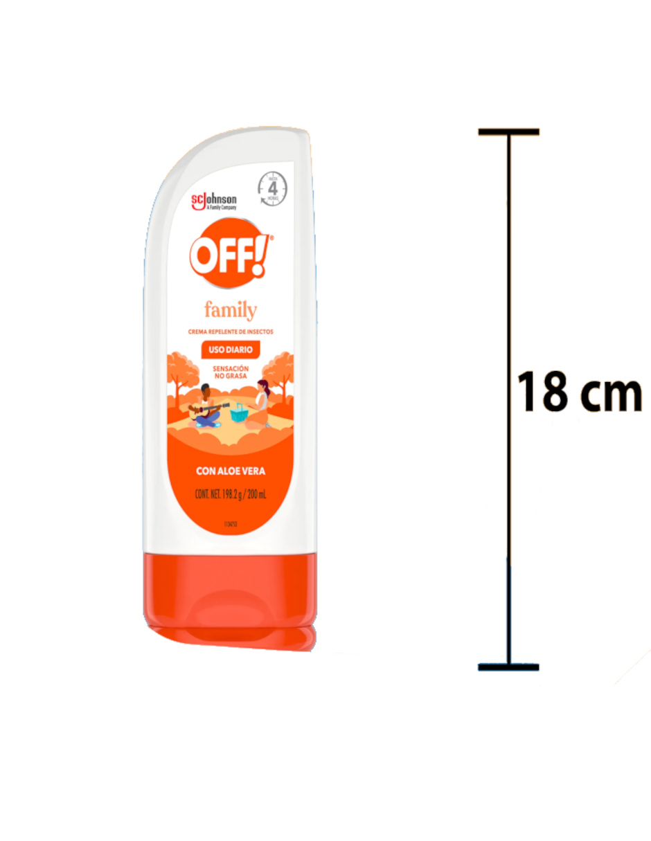 Foto 4 | Repelente De Mosquitos En Crema Off! Family + Termo De Agua De Regalo Güish