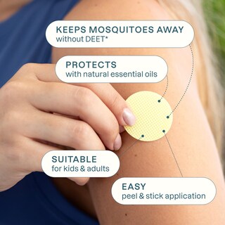 Foto 2 | Pegatinas Repelentes De Mosquitos Cliganic, Paquete De 180 Para Niños Y Adultos - Venta Internacional.