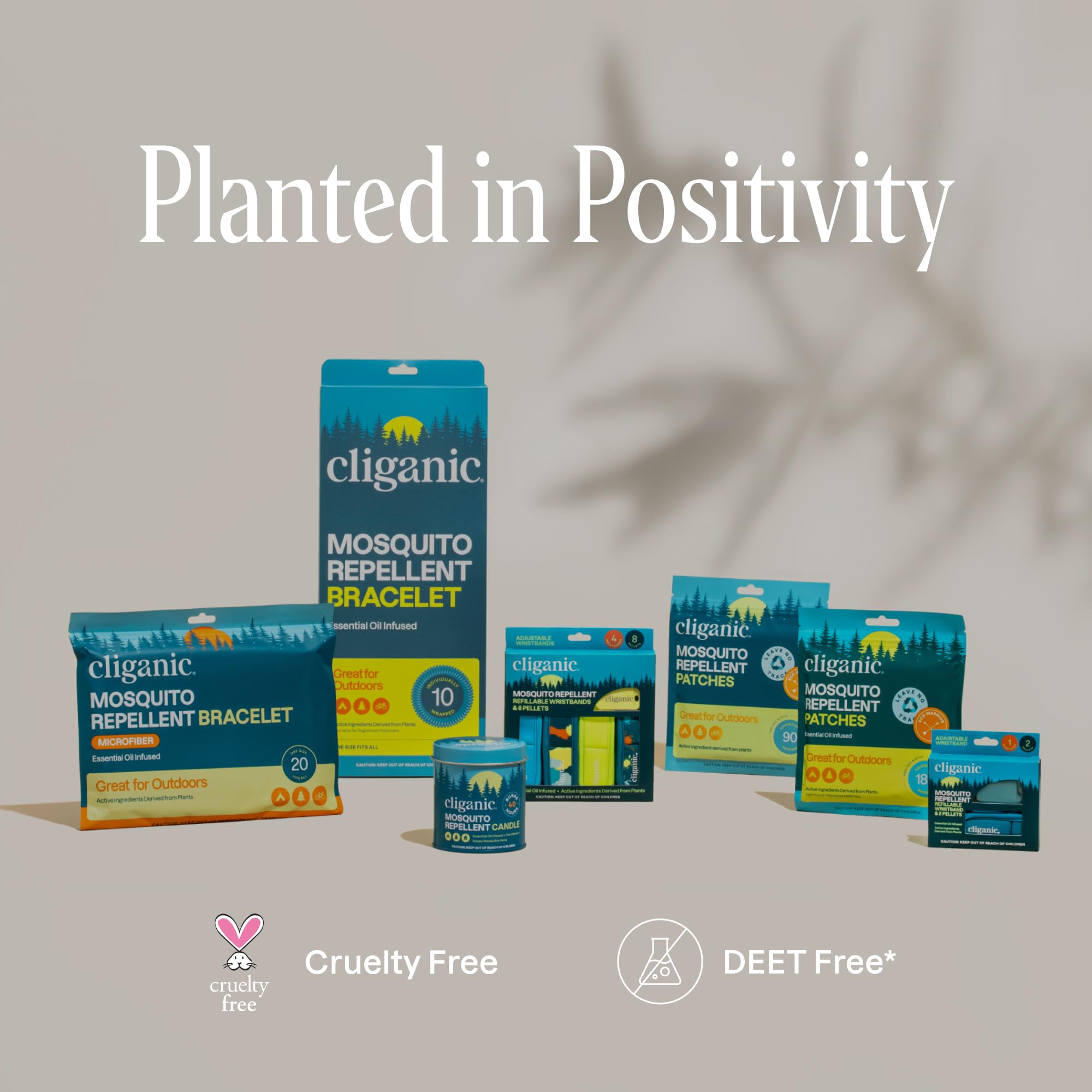 Foto 5 | Pegatinas Repelentes De Mosquitos Cliganic, Paquete De 180 Para Niños Y Adultos - Venta Internacional.