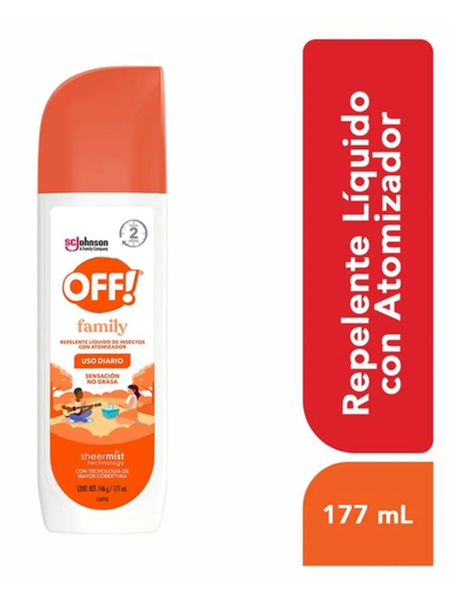 Foto 5 pulgar | Repelente De Mosquitos Off Family + Termo Güish Gratis