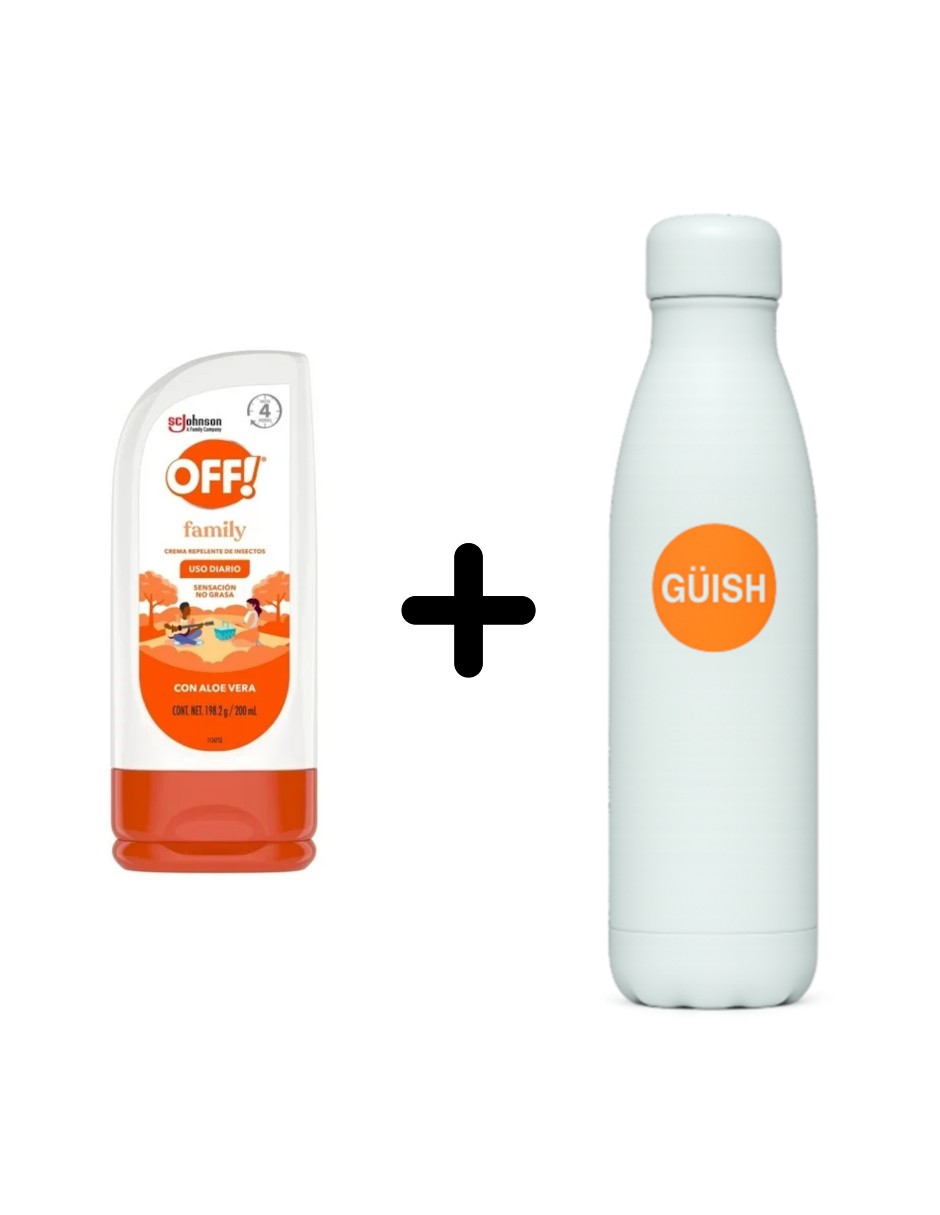 Foto 1 | Repelente De Mosquitos En Crema Off! Family + Termo Güish Gratis