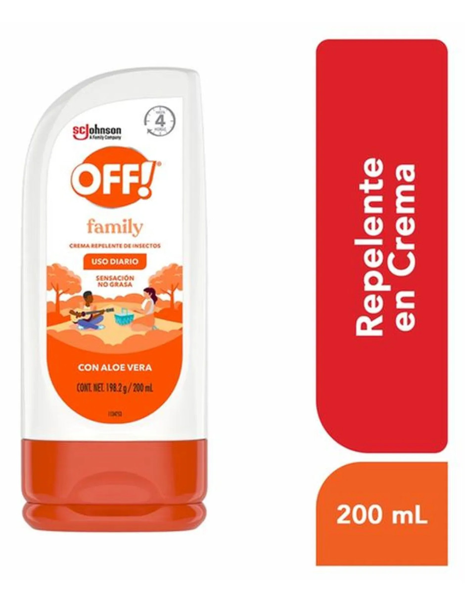 Foto 5 pulgar | Repelente De Mosquitos En Crema Off! Family + Termo Güish Gratis