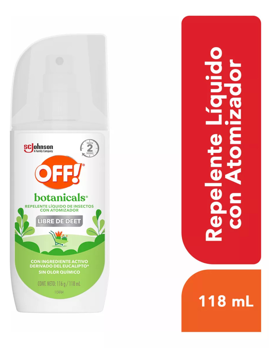 Foto 4 | Repelente Líquido De Insectos Off! Botanicals + Termo Güish De Regalo
