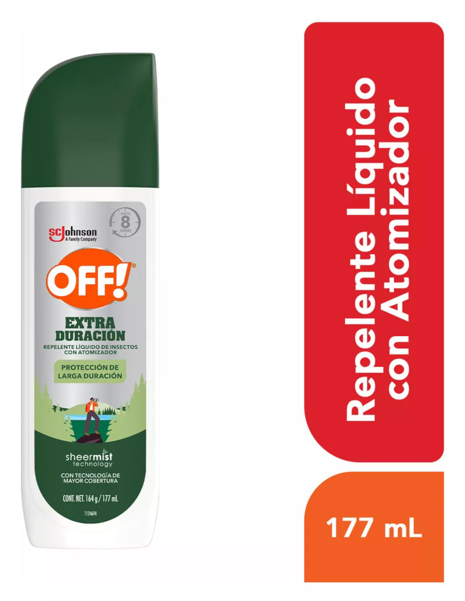 Foto 5 pulgar | Off! Extra Duración Repelente De Mosquitos En Aerosol + Termo Güish De Regalo