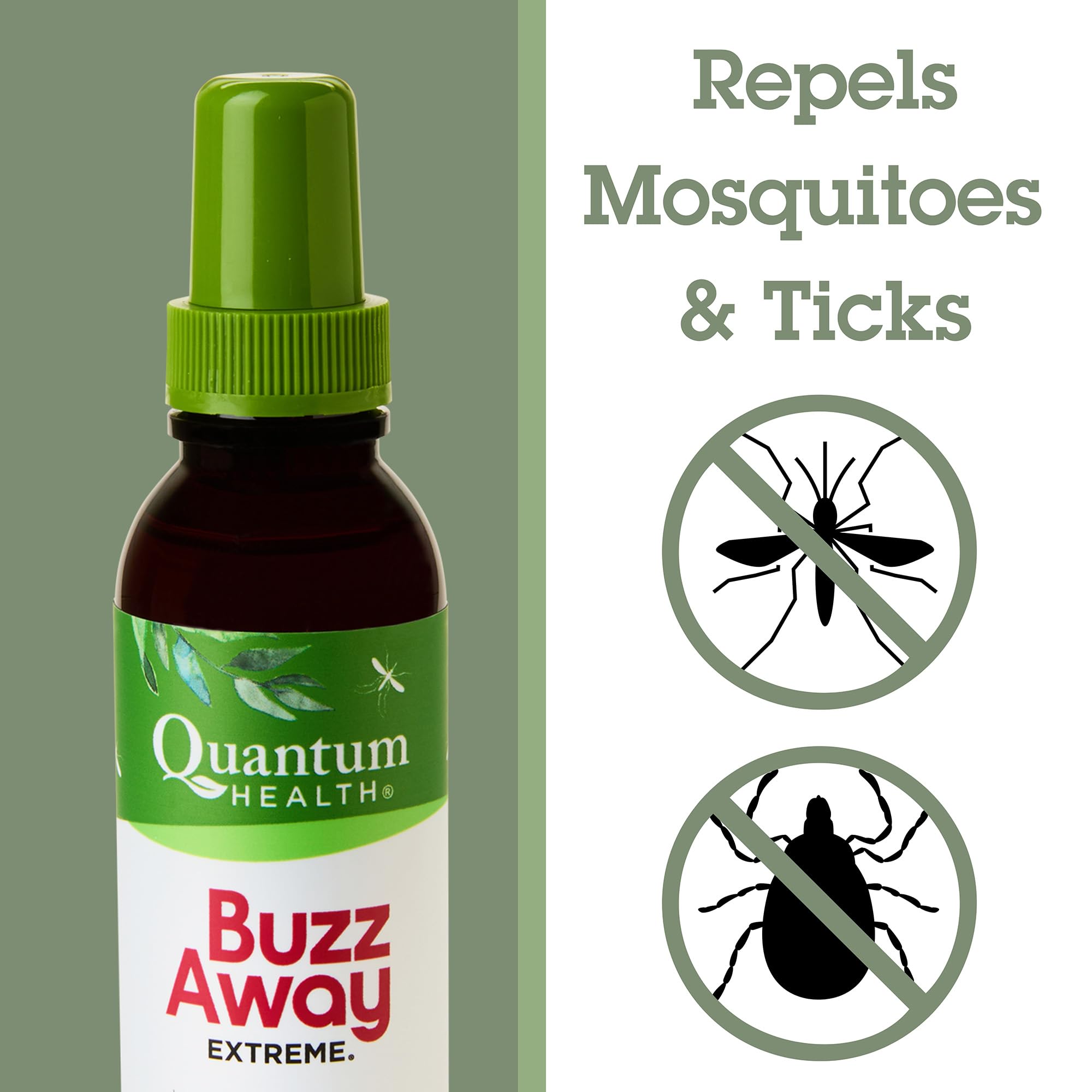 Foto 2 | Repelente De Insectos Quantum Health Buzz Away Extreme 120 Ml - Venta Internacional.