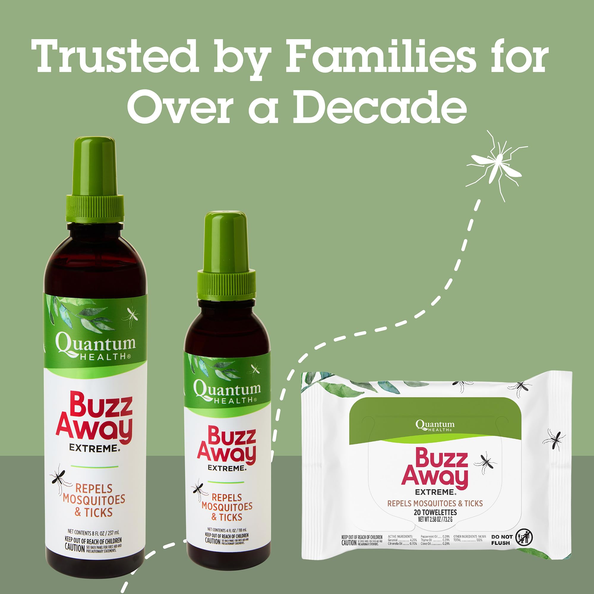 Foto 8 pulgar | Repelente De Insectos Quantum Health Buzz Away Extreme 120 Ml - Venta Internacional.