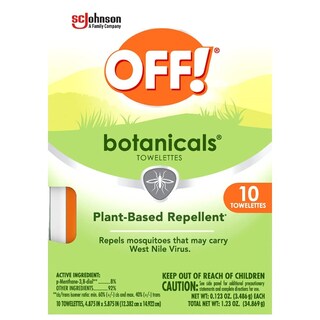 Foto 1 | ¡quítate Las Toallitas Repelentes De Insectos! Botánicos A Base De Plantas, 10 Unidades - Venta Internacional.