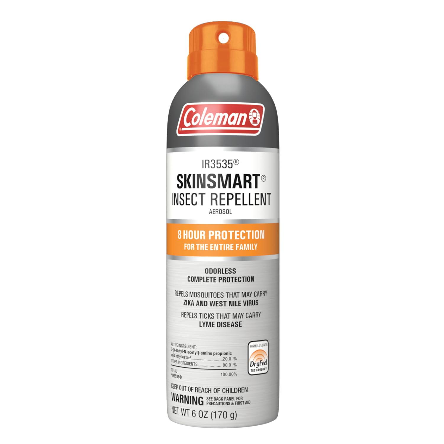 Foto 2 pulgar | Aerosol Repelente De Insectos Coleman Skinsmart Sin Deet 177 Ml - Venta Internacional.