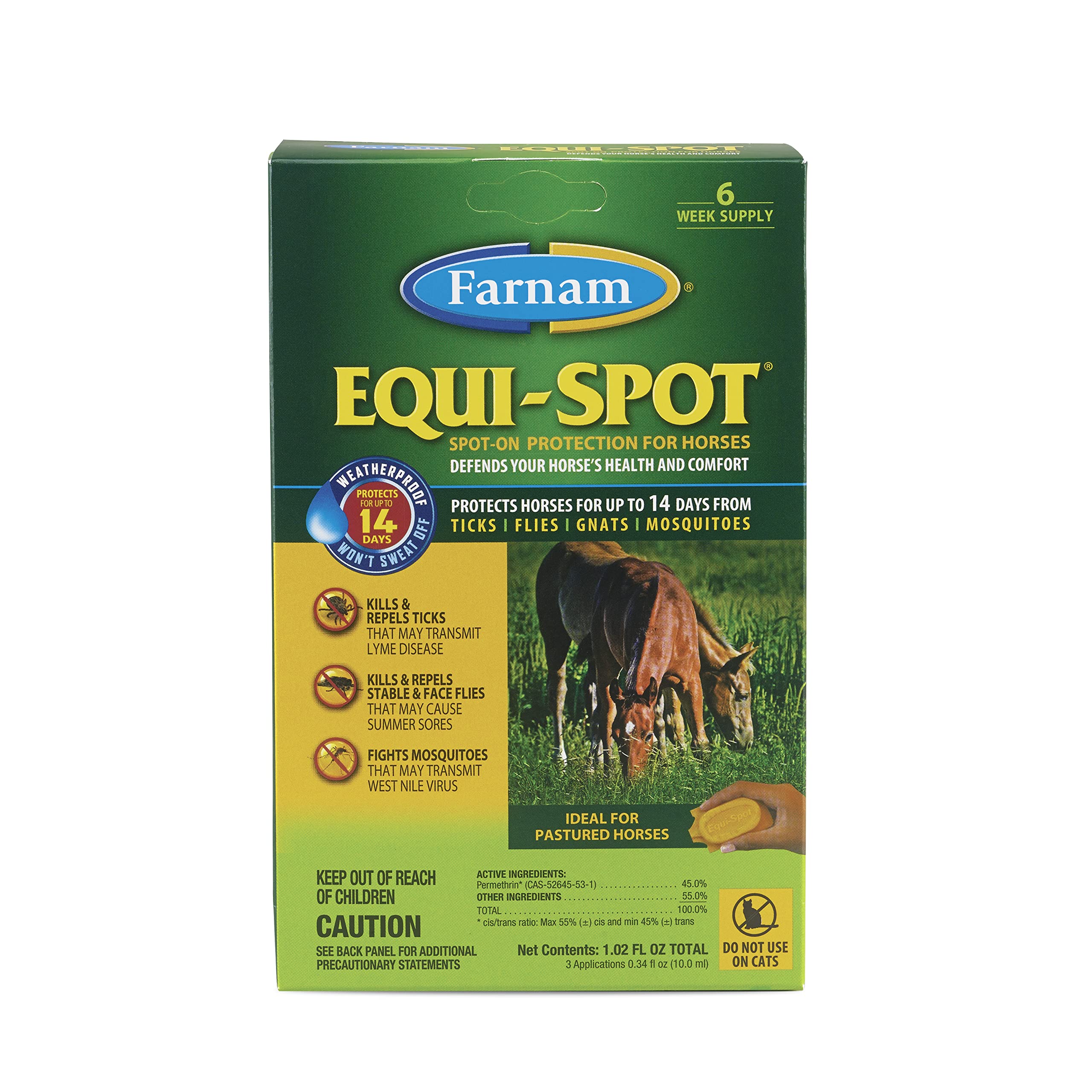 Foto 1 | Protección Puntual Farnam Equi-spot Para Caballos, 10 Ml, 6 Semanas - Venta Internacional.