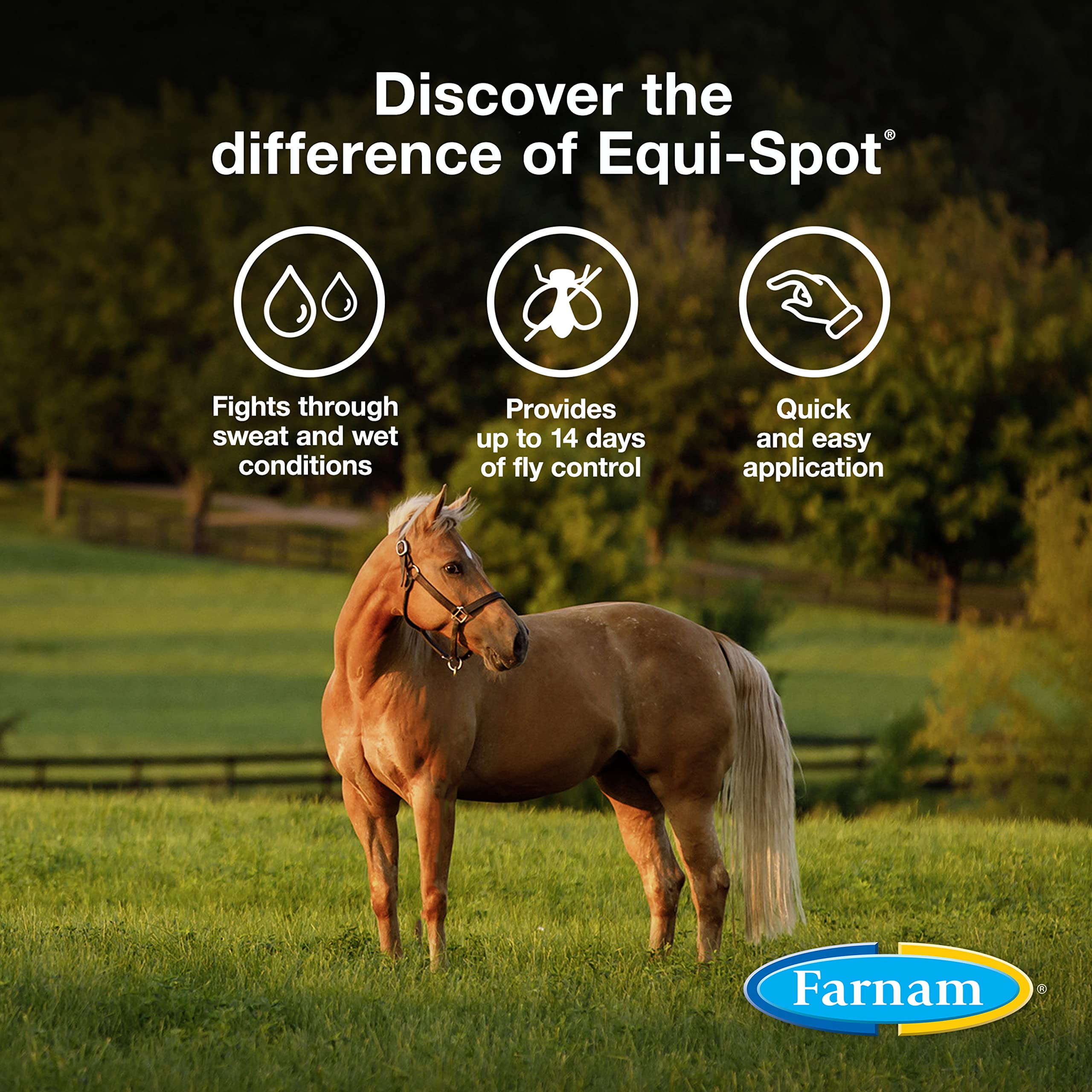 Foto 4 pulgar | Protección Puntual Farnam Equi-spot Para Caballos, 10 Ml, 6 Semanas - Venta Internacional.