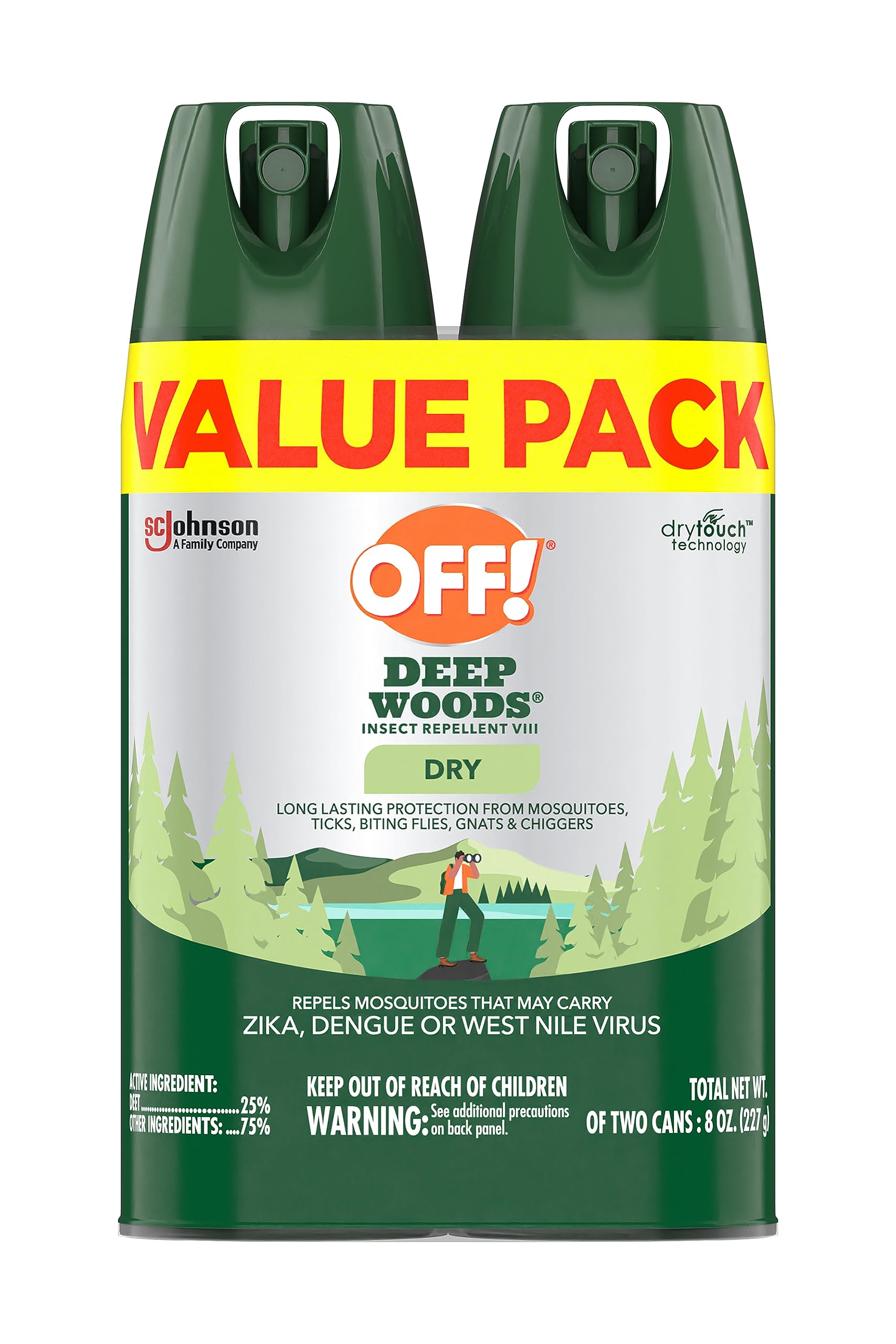 Foto 2 pulgar | ¡desactivado El Repelente De Insectos! Aerosol Deep Woods, 118 Ml, Paquete De 2 - Venta Internacional.