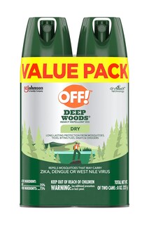 Foto 1 | ¡desactivado El Repelente De Insectos! Aerosol Deep Woods, 118 Ml, Paquete De 2 - Venta Internacional.