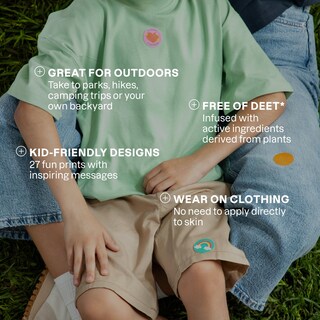 Foto 4 | Pegatinas Repelentes De Mosquitos Cliganic Positive Vibes Kids, Paquete De 90 - Venta Internacional.