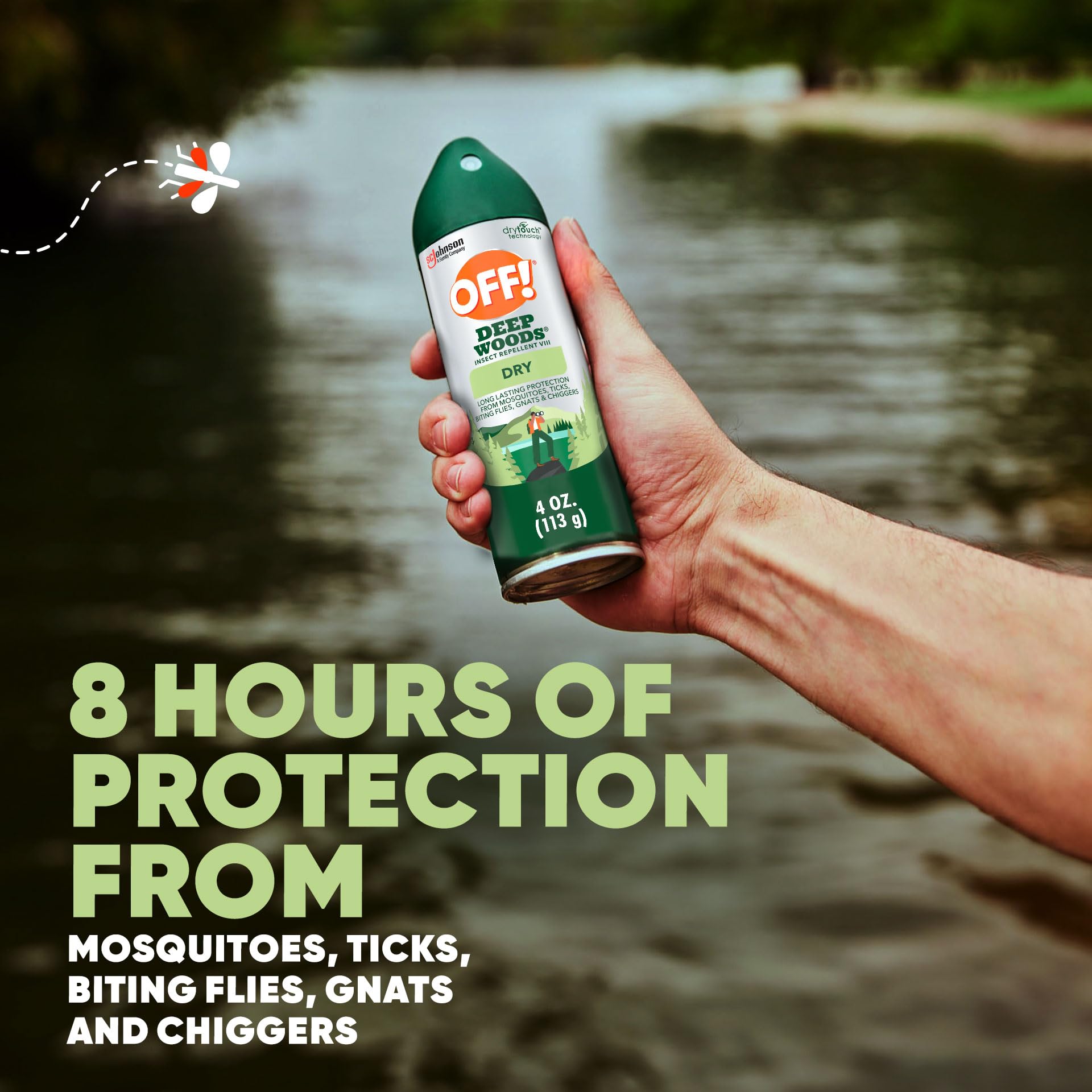 Foto 3 pulgar | ¡desactivado El Repelente De Insectos! Aerosol Deep Woods, 75 Ml, 25% De Deet - Venta Internacional.