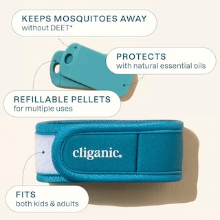 Foto 3 | Paquete Repelente De Mosquitos Cliganic, 4 Pulseras Y 8 Recambios - Venta Internacional.