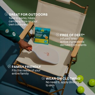 Foto 4 | Pegatinas Repelentes De Mosquitos Cliganic, Paquete De 90 Sin Deet - Venta Internacional.