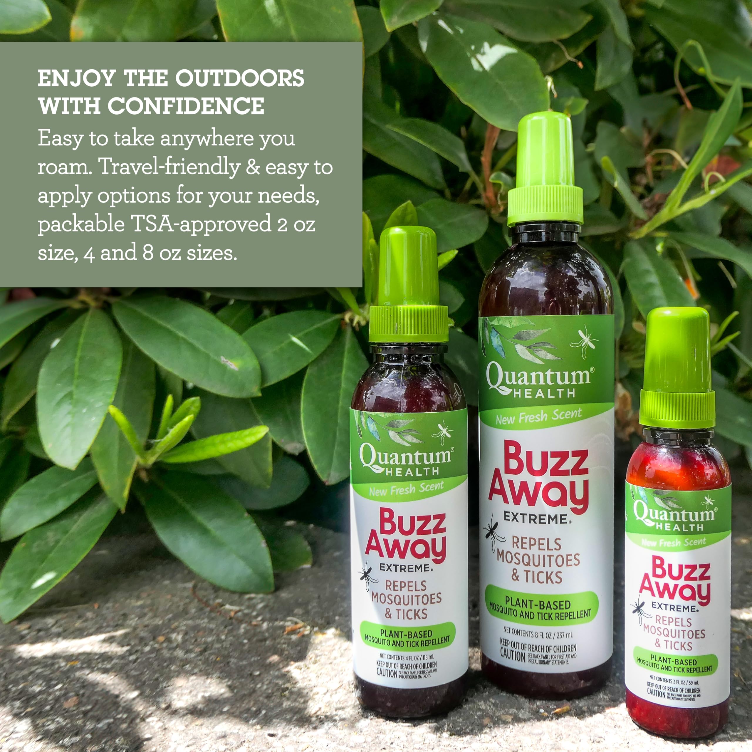 Foto 3 pulgar | Repelente De Insectos Quantum Health Buzz Away Extreme 240 Ml - Venta Internacional.