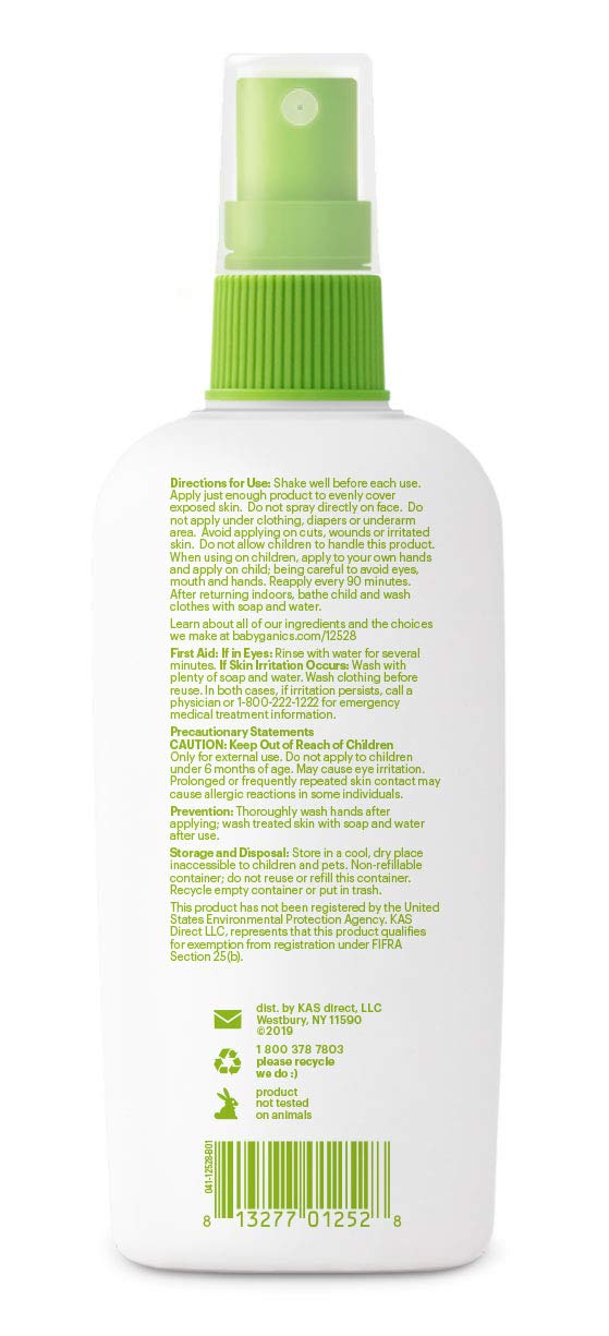 Foto 3 | Combinación De Protector Solar Y Repelente Para Insectos Babyganics 50 Spf 180 Ml - Venta Internacional.