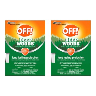 Foto 1 | ¡quítate Las Toallitas Repelentes De Insectos! 12 Unidades De Deep Woods Envueltas Individualmente - Venta Internacio