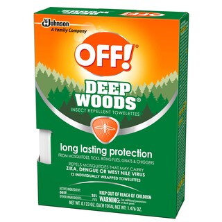 Foto 3 | ¡quítate Las Toallitas Repelentes De Insectos! 12 Unidades De Deep Woods Envueltas Individualmente - Venta Internacio
