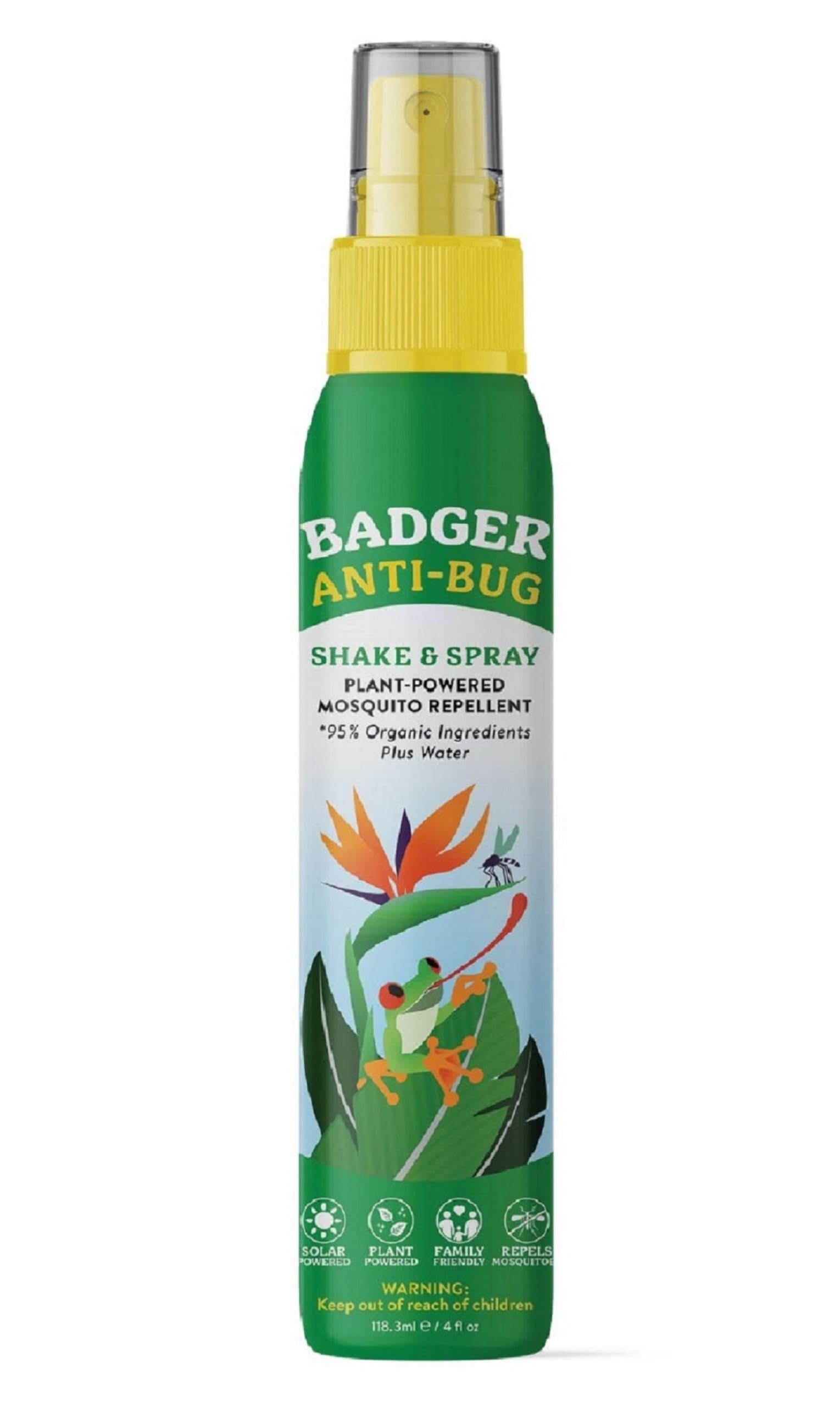 Repelente De Mosquitos Big Spray Badger Organic, Sin Deet, 120 Ml - Venta Internacional.