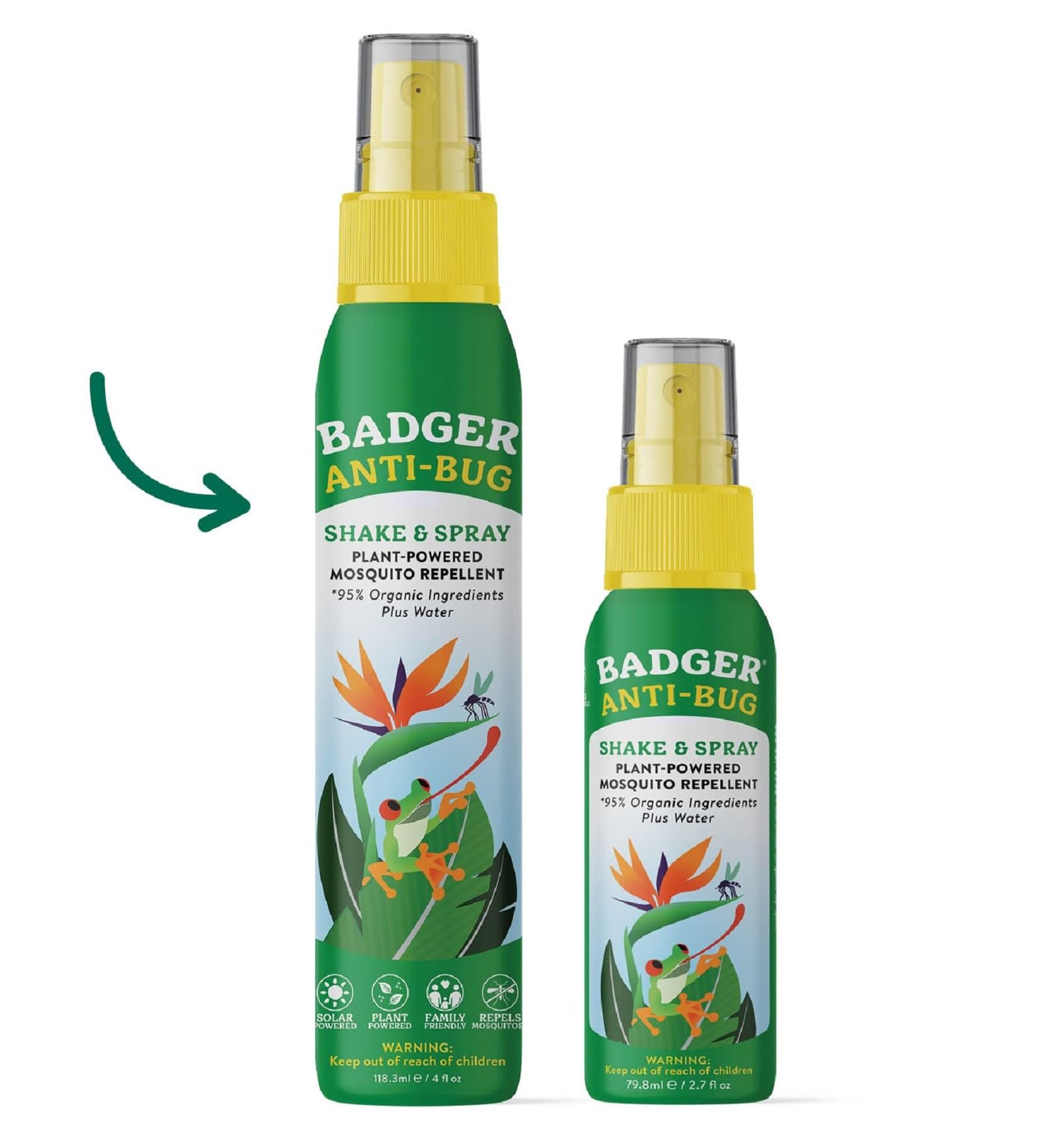 Foto 3 | Repelente De Mosquitos Big Spray Badger Organic, Sin Deet, 120 Ml - Venta Internacional.