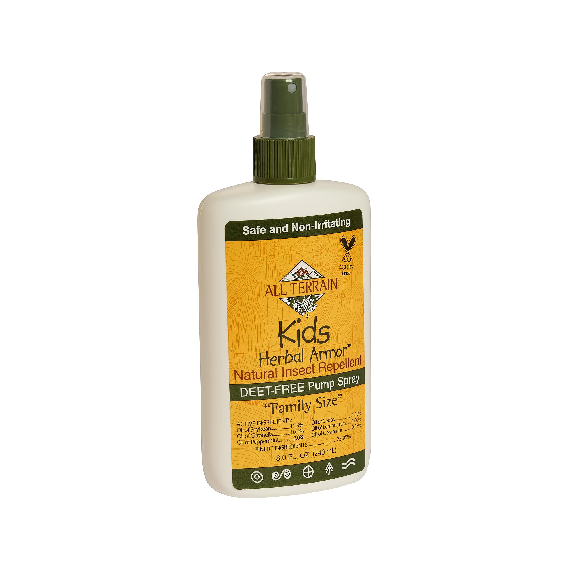 Foto 3 pulgar | Repelente De Insectos All Terrain Kids Herbal Armor 240 Ml - Venta Internacional.