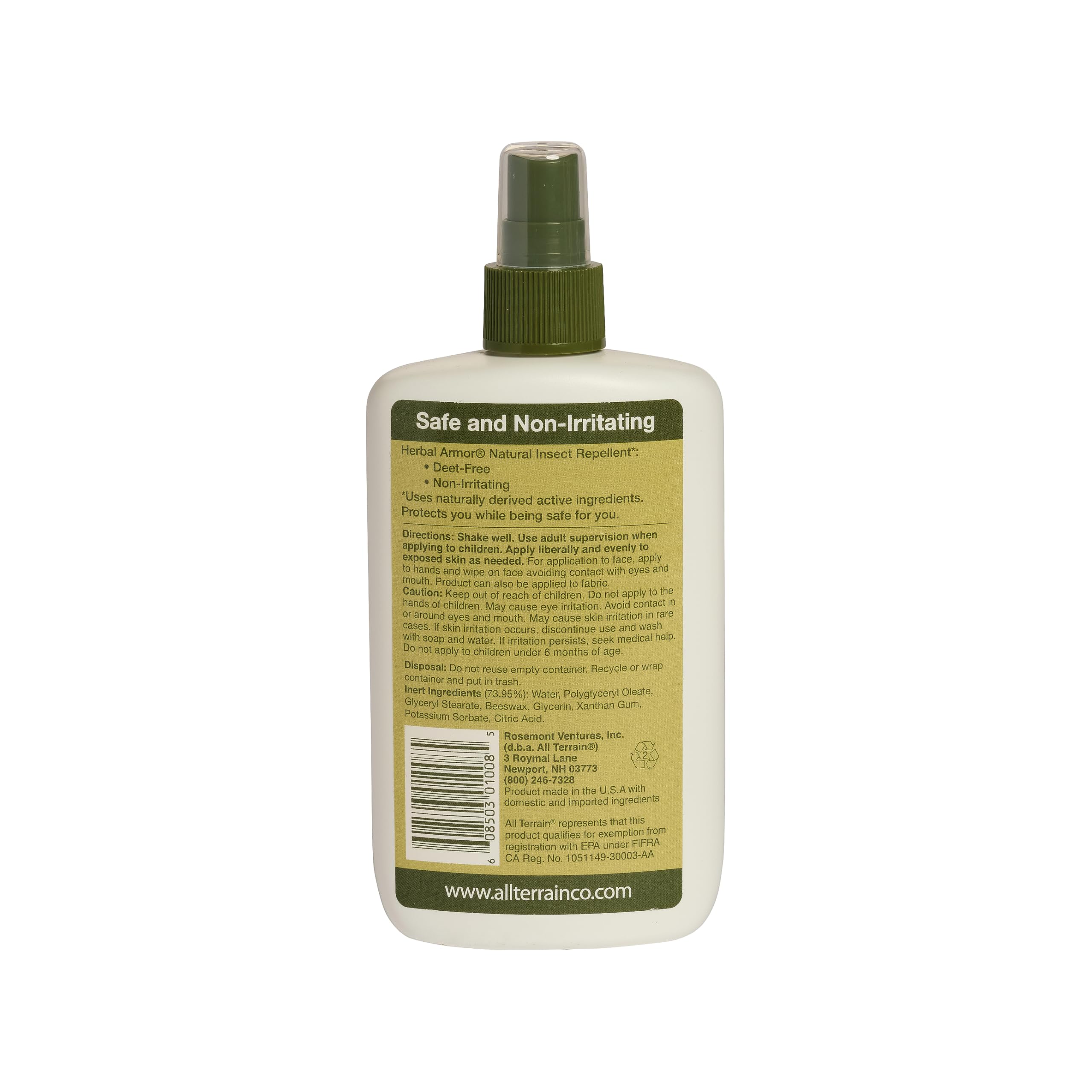 Foto 3 pulgar | Repelente De Insectos All Terrain Herbal Armor  240 Ml  Sin Deet - Venta Internacional.