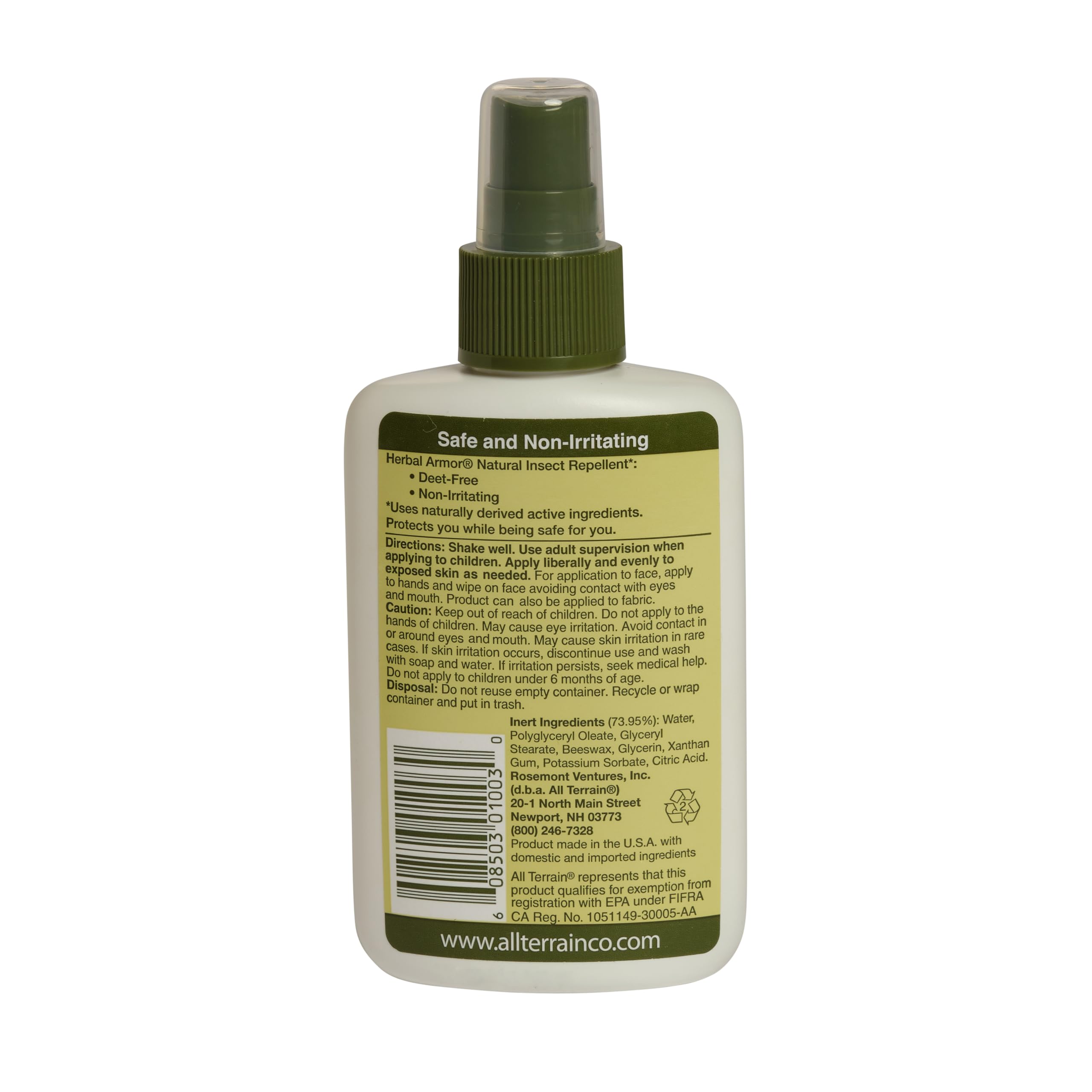 Foto 3 | Repelente De Insectos All Terrain Herbal Armor  Sin Deet  120 Ml - Venta Internacional.