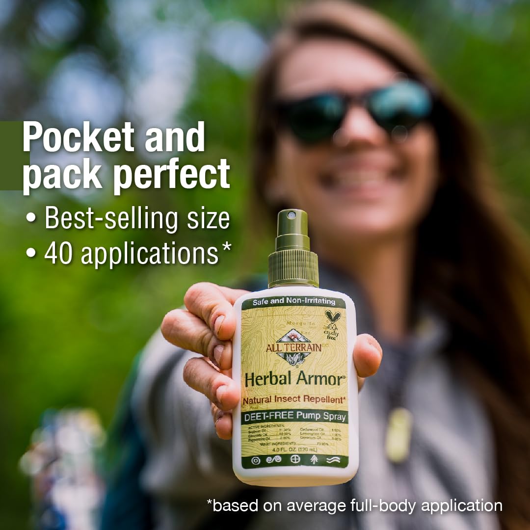 Foto 5 pulgar | Repelente De Insectos All Terrain Herbal Armor  Sin Deet  120 Ml - Venta Internacional.