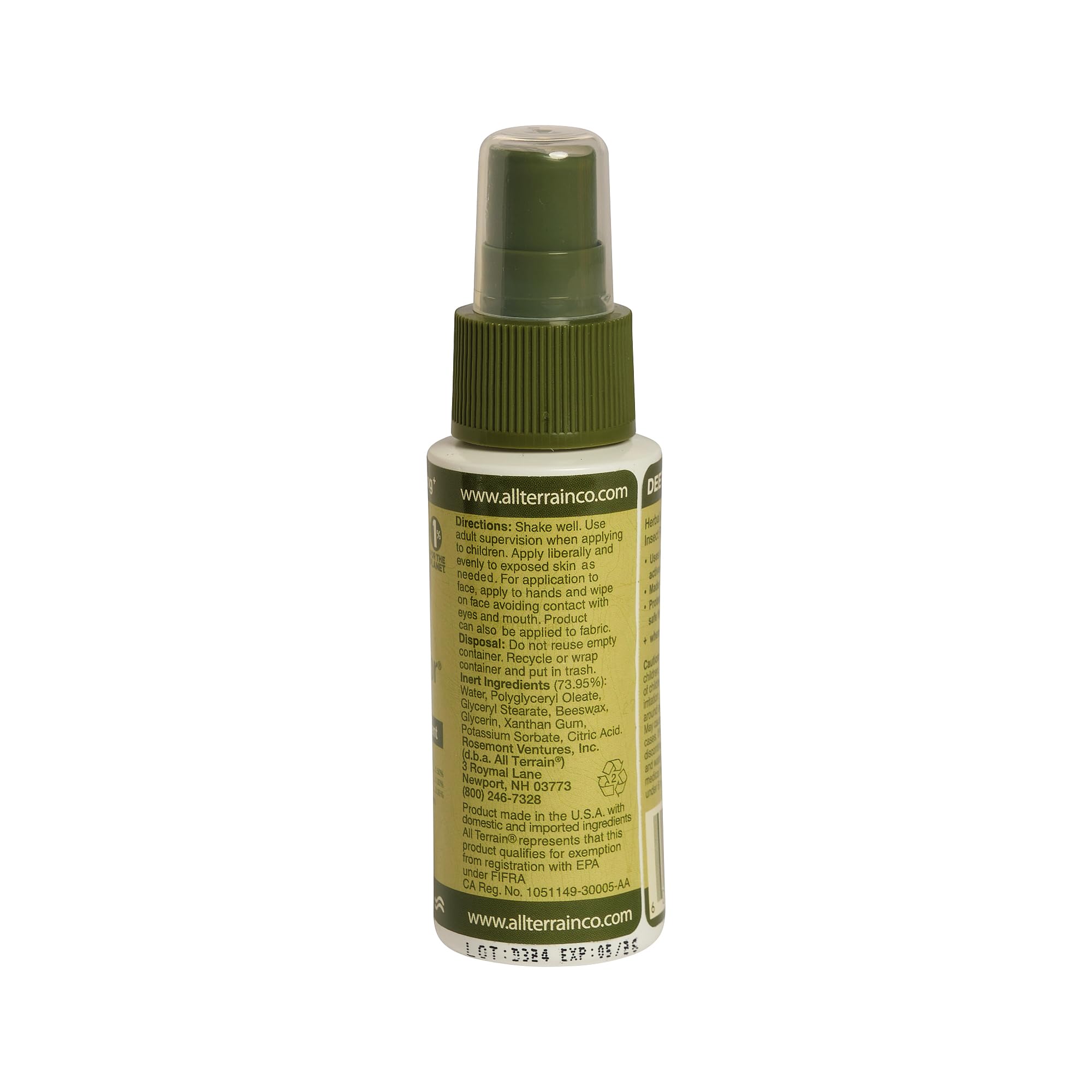 Foto 3 pulgar | Armadura Herbal Repelente De Insectos Para Todo Terreno  60 Ml  Tamaño De Viaje - Venta Internacional.