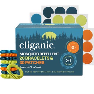 Foto 1 | Paquete Repelente De Mosquitos: Pulseras Y Pegatinas Cliganic - Venta Internacional.