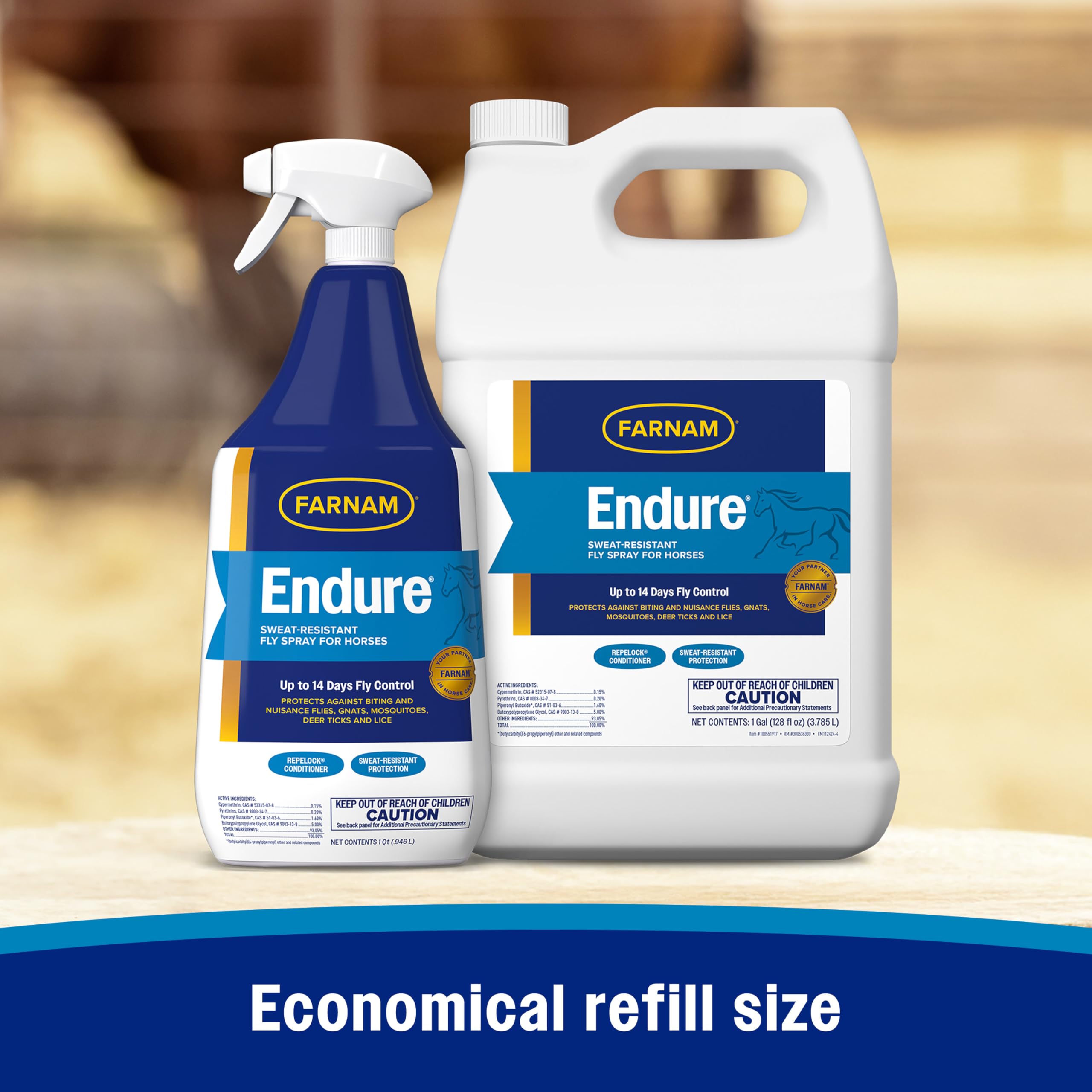 Foto 5 pulgar | Fly Spray Farnam Endure  Resistente Al Sudor  Para Caballos  3 8 L - Venta Internacional.