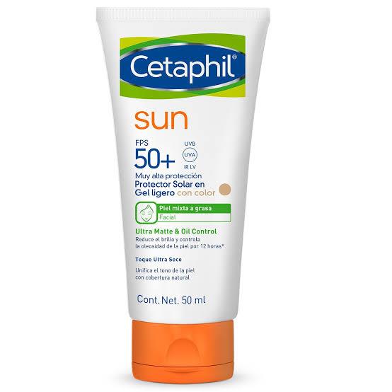 Foto 2 pulgar | Protector Solar Cetaphil Sun FPS 50+ con Color 50 ml