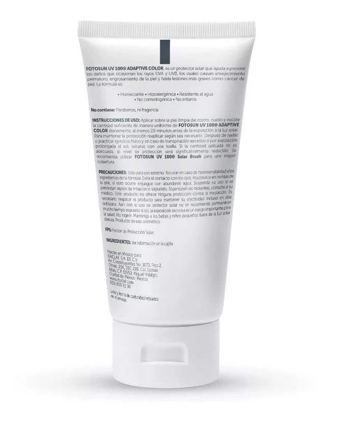 Foto 3 pulgar | Fotosun Uv 100 50+ Cra Facial Adaptive Color 60ml