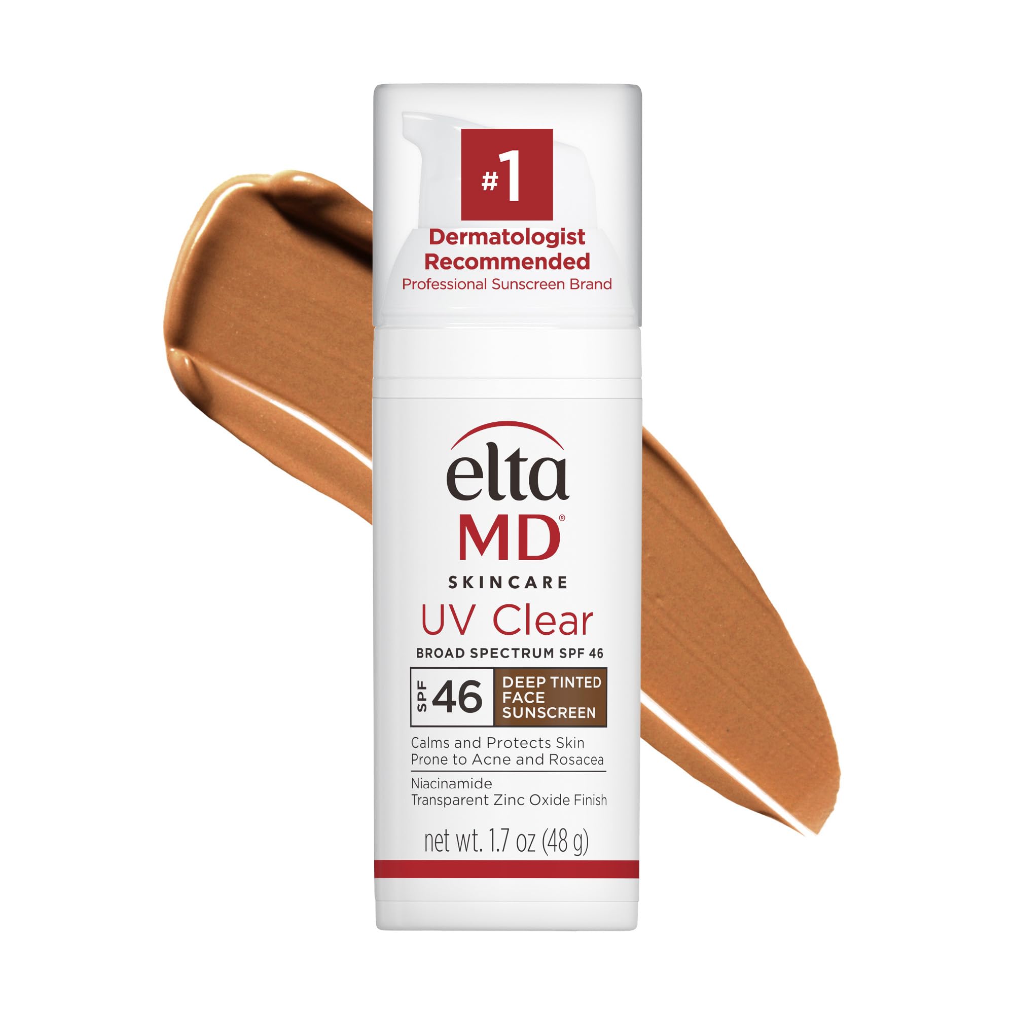 Foto 2 pulgar | Protector Solar Eltamd Uv Clear Deep Tint Face Spf 46 50 Ml - Venta Internacional.