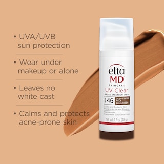 Foto 2 | Protector Solar Eltamd Uv Clear Deep Tint Face Spf 46 50 Ml - Venta Internacional.